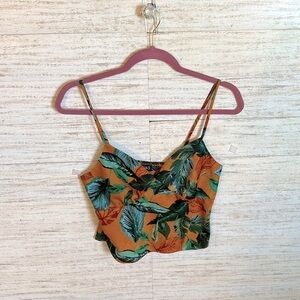 TIMING Tropical Crop Top | SIZE S